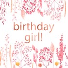 verjaardag kaart stijlvol birthday girl